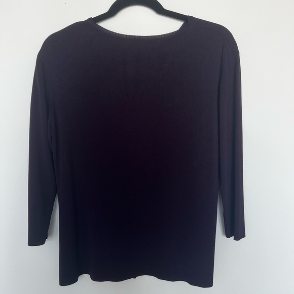 Dark purple cardigan - Picture 2 of 2